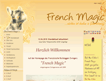 Tablet Screenshot of frenchmagic.de